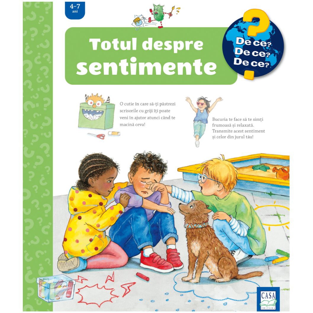 Totul despre sentimente ( De ce? 4-7 ani ), Andrea Erne, Melanie Brockamp