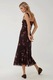 Макси рокля, HiCCUP, кафява, тюл