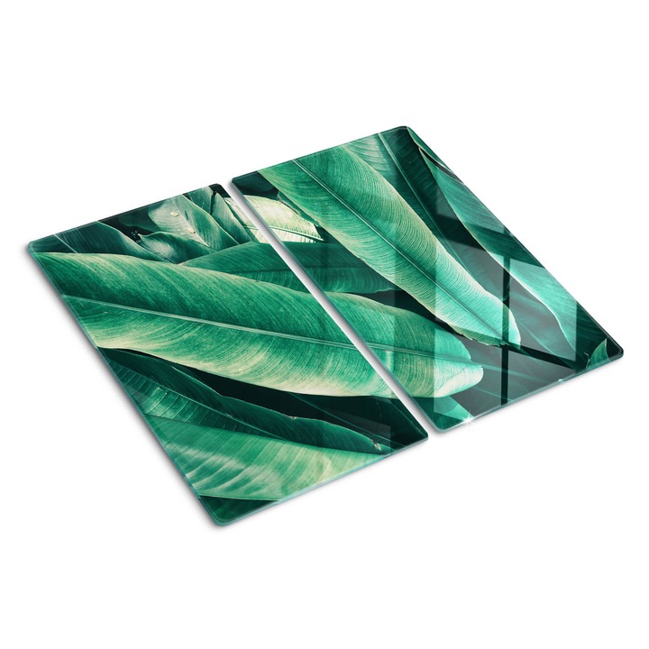 Tocatoare de bucatarie, Tulup, Frunze de epoca, Verde, 2x30x52 cm, 010010520010000050292