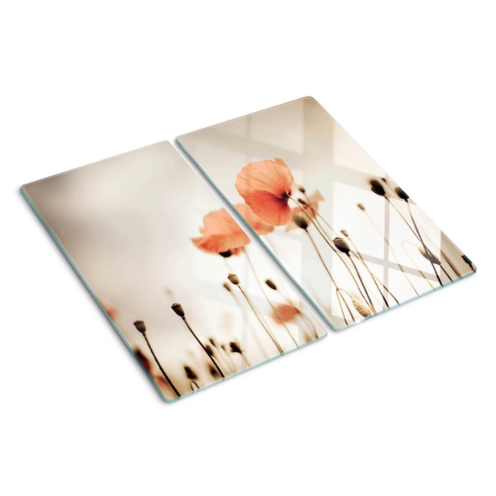 Tocatoare de bucatarie, Tulup, Mac Rosu, Rosu, 2x30x52 cm, 010010520010000001436