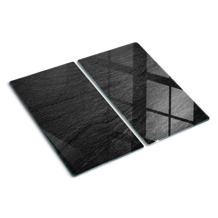 Tocatoare de bucatarie, Tulup, Piatra de granit negru, Negru, 2x30x52 cm, 010010520010000050680