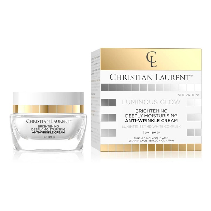 Crema de față Christian Laurent antirid hidratantă cu SPF 25, 50 ml