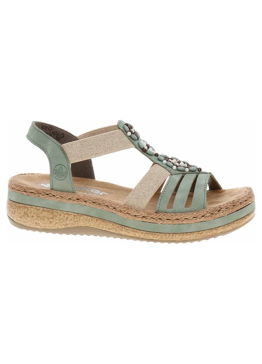 Sandale dama Rieker V0920-52, verde, Verde, 39