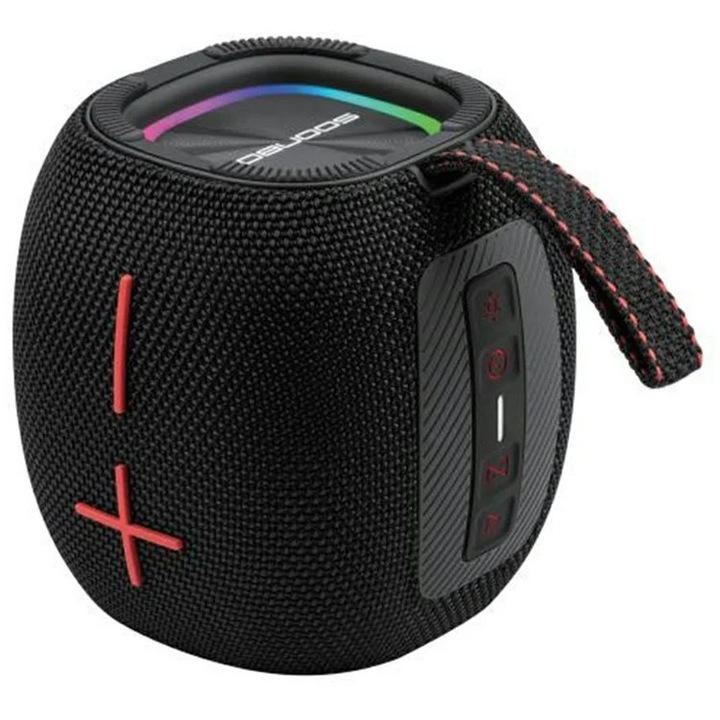 Boxa portabila Bluetooth Soonbox S6900 cu lumina LED