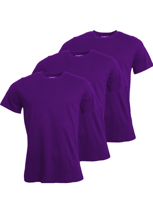 Set 3 tricouri elegant gildan, Violet