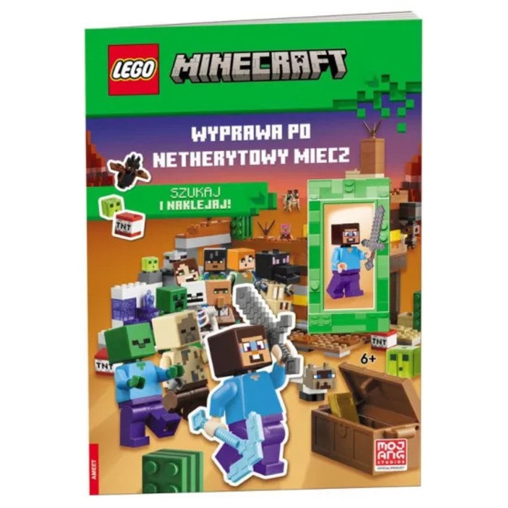 LEGO Minecraft Foglalkoztató füzet, Steve kalandja, labirintusok, 2023