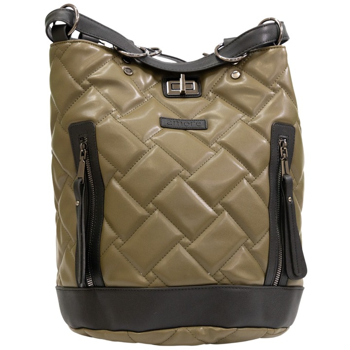 Rucsac sport si elegant pentru femei AMORE Livia, verde