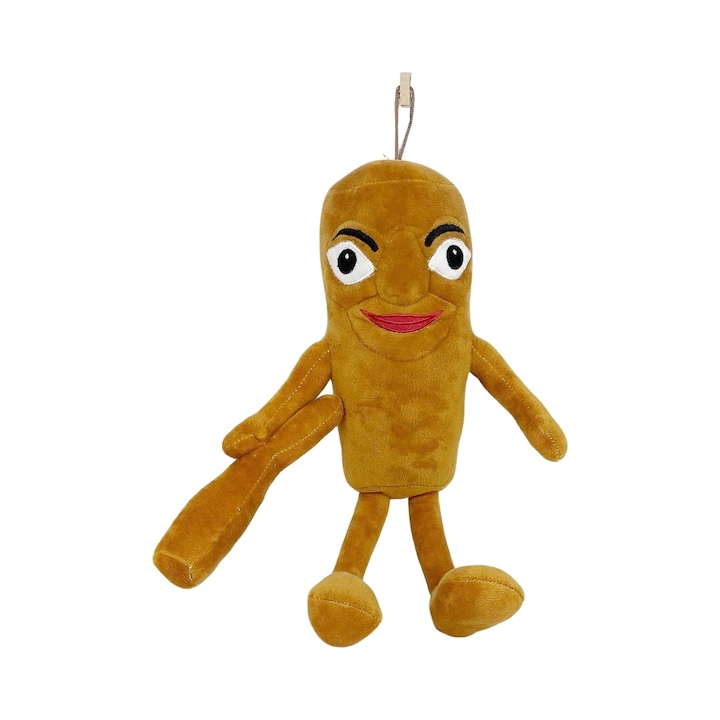 Jucarie de plus Virtual Trend®, Tralalelo Tralala, Tung Tung Sahur, 40 cm, Maro