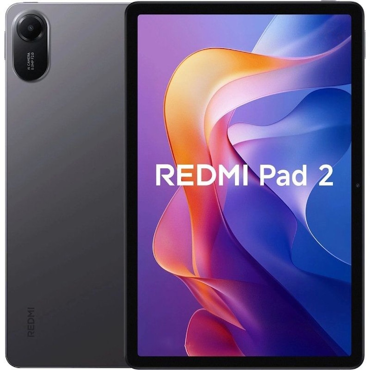 Таблет Xiaomi Redmi Pad 2, осемядрен, 11", 4GB RAM, 128GB, Wi-Fi, графитно сив