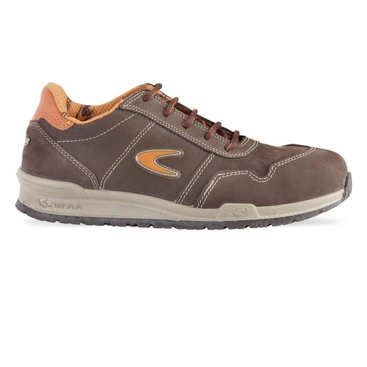 Pantofi de protectie Cofra Yashin S3, cu bombeu din aluminiu si lamela, 42 MARO