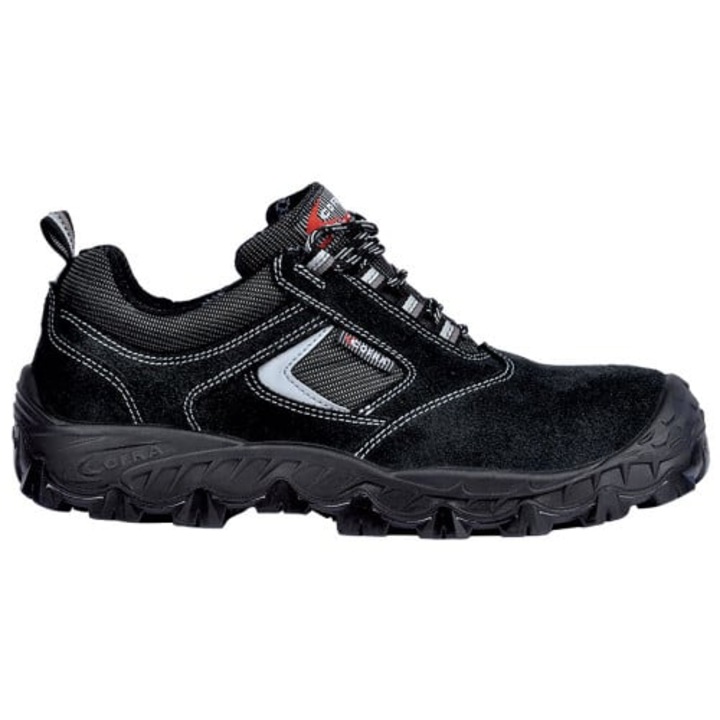 Pantofi de protectie Cofra New Suez S1P, cu bombeu fibra sticla si lamela, culoarea negru 41 NEGRU