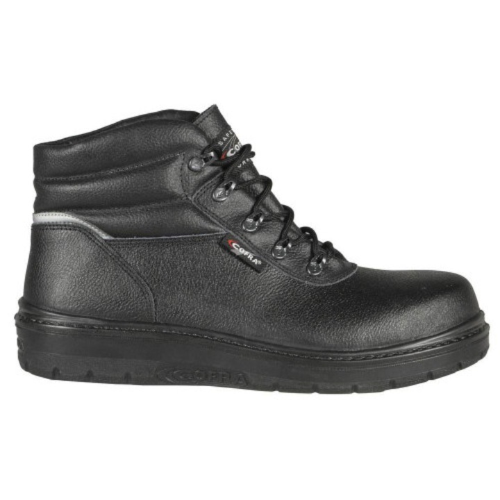 Bocanci de protectie S2 cu bombeu compozit si lamela, Asphalt P HRO, culoarea negru 39 NEGRU