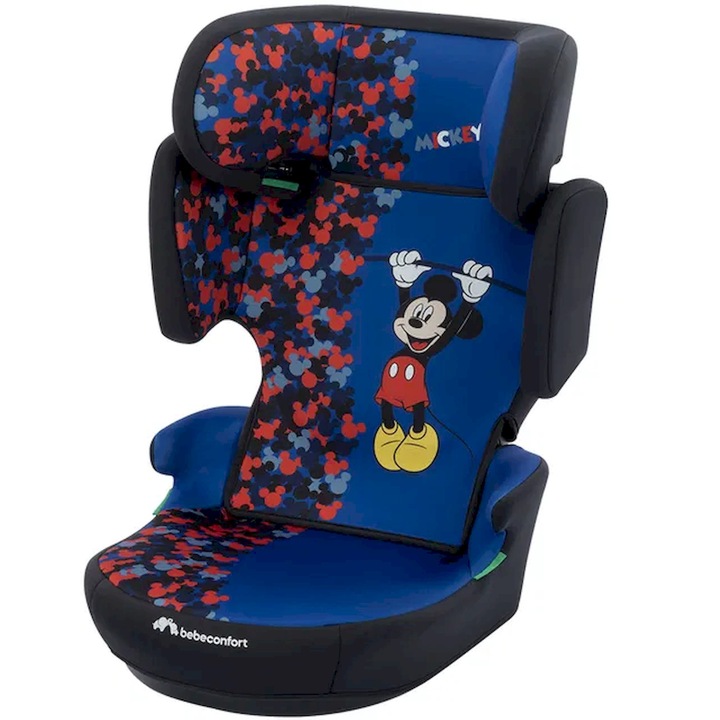 Bebe Confort Детско столче за кола, I-Size, 100-150 см, 3.5 - 12 години, 15-36 кг, Забавен Мики Маус, Син/Многоцветен