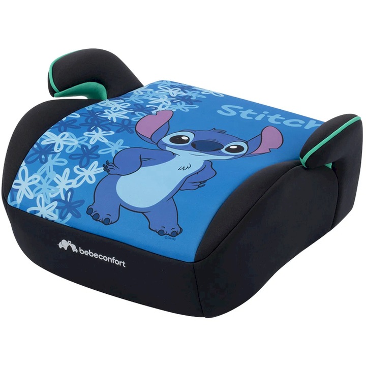 Детско столче за кола Bebe Confort Disney Gaia I-Safe, I-Size, 125-150 см, 6 - 12 години, 22-36 кг, Забавен стич, Син