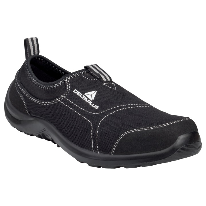 Pantofi cu bombeu si lamela confortabili, de protectie, MIAMI S1P SRC, culoarea negru 37 NEGRU