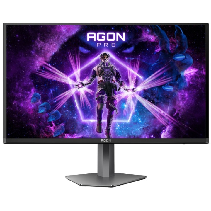 Геймърски монитор QD - OLED AOC AGON PRO 26.5" AG276UZD, HDMI, DisplayPort, Pivot, Високоговорители, 240 Hz, 0.03 ms Черен