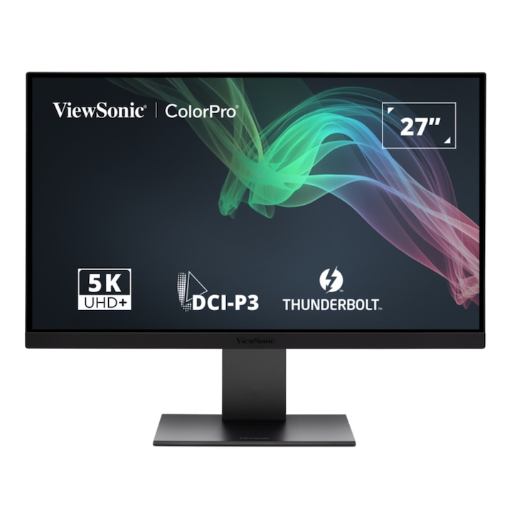 Monitor IPS LED ViewSonic 27" VP2788-5K, 5K 5120 x 2880, HDMI, DisplayPort, hangszórók, Pivot fekete/szürke