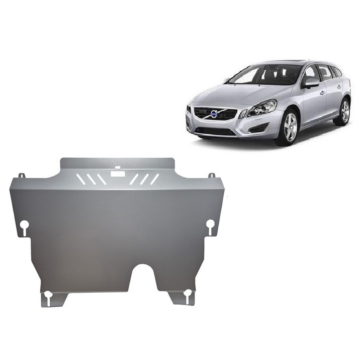 Scut motor din aluminiu Volvo V60 (2010 - 2018)