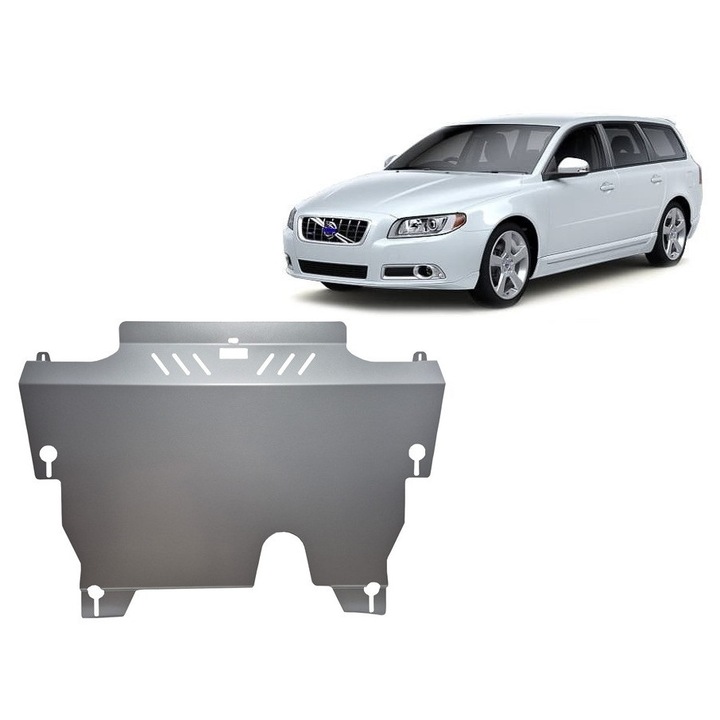 Scut motor din aluminiu Volvo V70 (2007 - 2016)