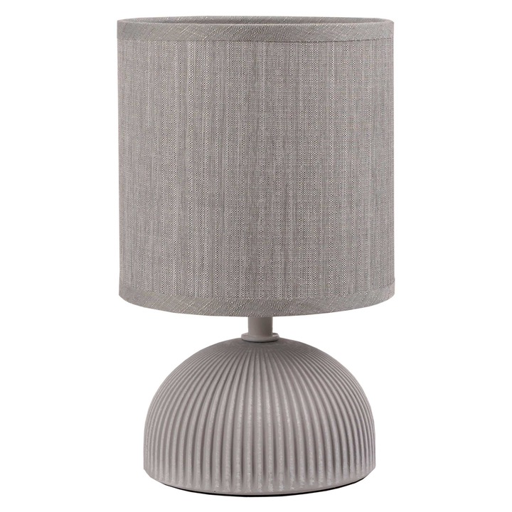 Lampa de masa Lightex MALTA, 1x E14, 230mm, Gri