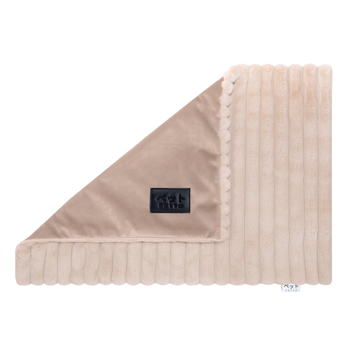 PETTO Mofu Fluffy patura saltea bej pentru caini S