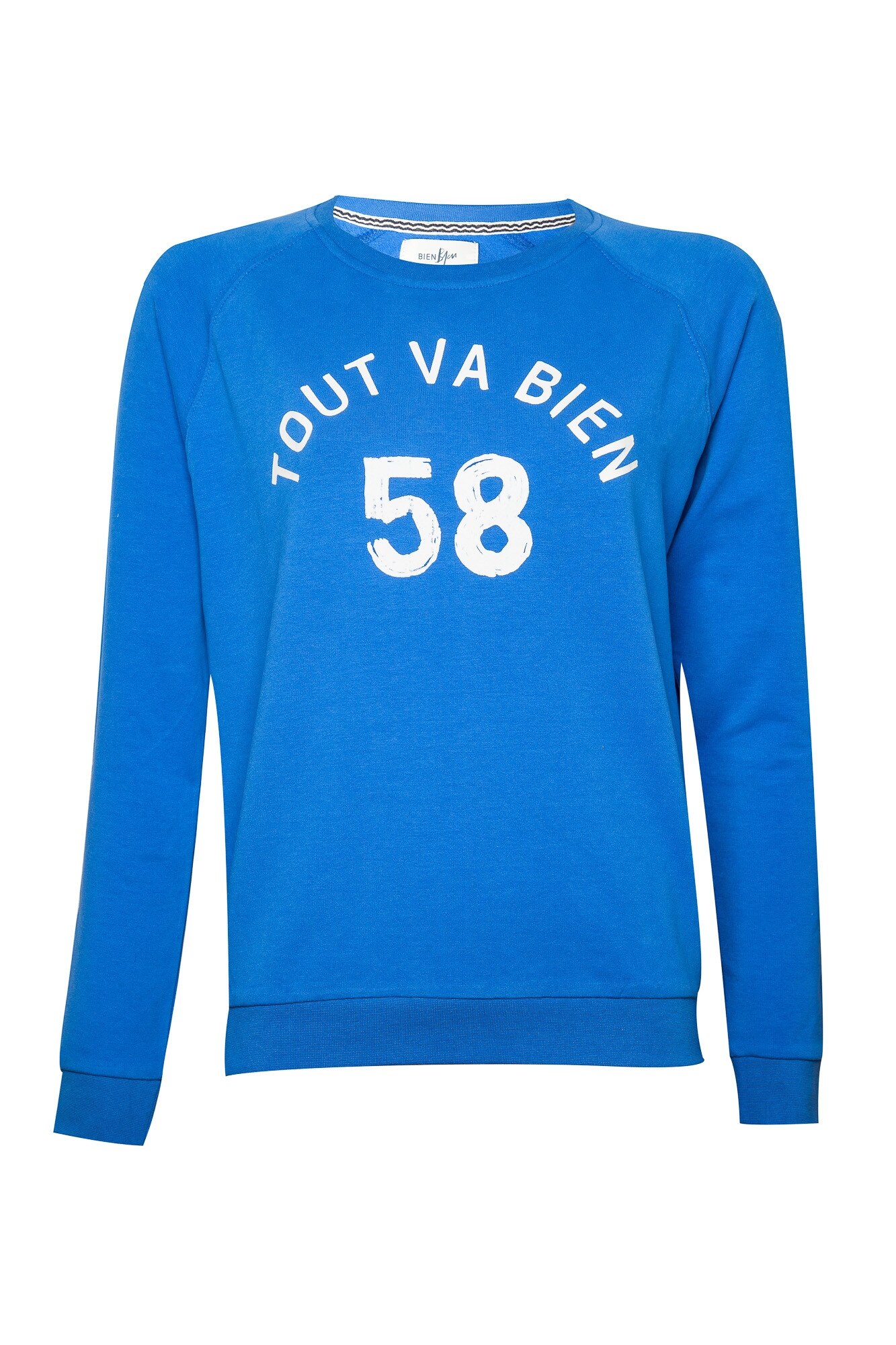 Bluza sport la baza gatului Bien Bleu, de dama, Albastru