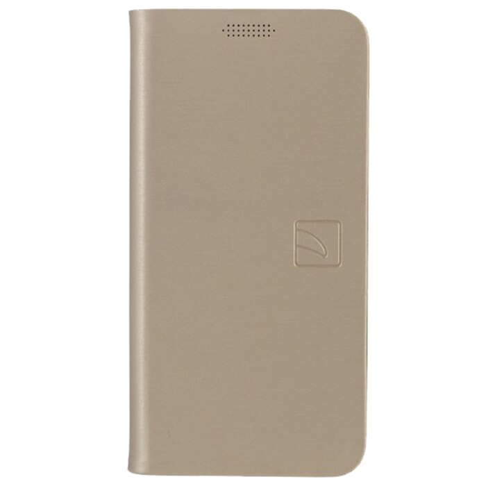 Husa de protectie Tucano Filo Booklet pentru Apple iPhone X, Gold