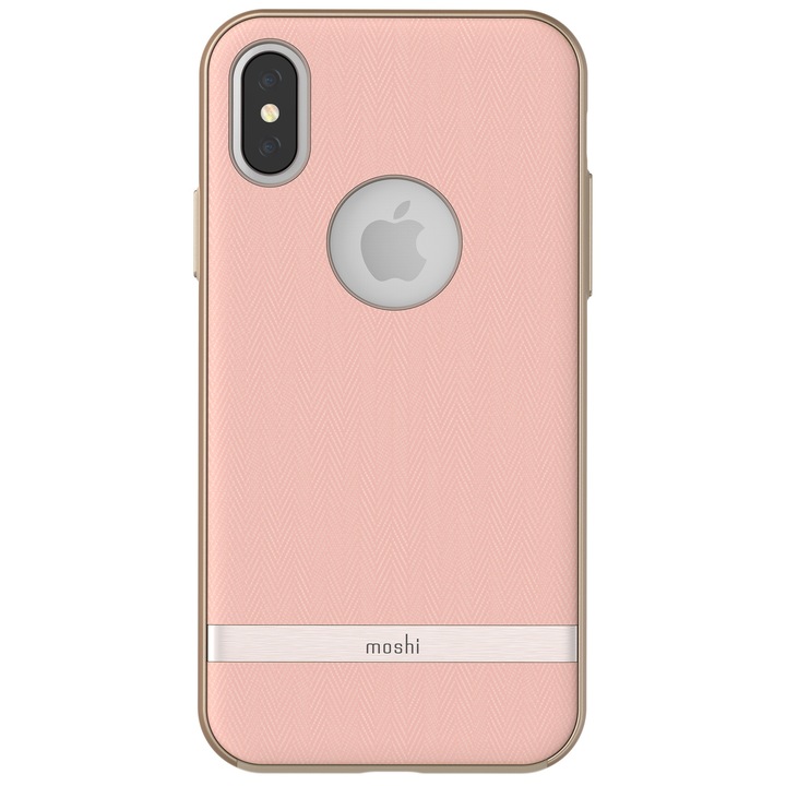 Протектор Moshi Vesta за Apple iPhone X, Blossom Pink