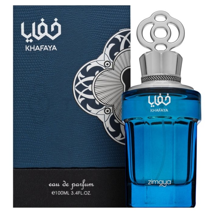 Apa de parfum Zimaya Khafaya Blue, Barbati, 100 ml