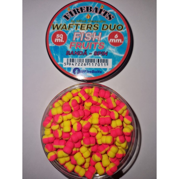 Захранка Wafters FireBaits 6mm Duo Fish Fruits 50 мл