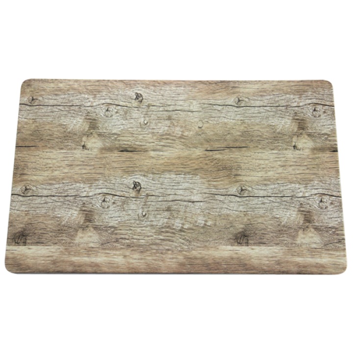 Platou servire melamina Culinaro imitatie lemn GN-1 52, 5x33cm