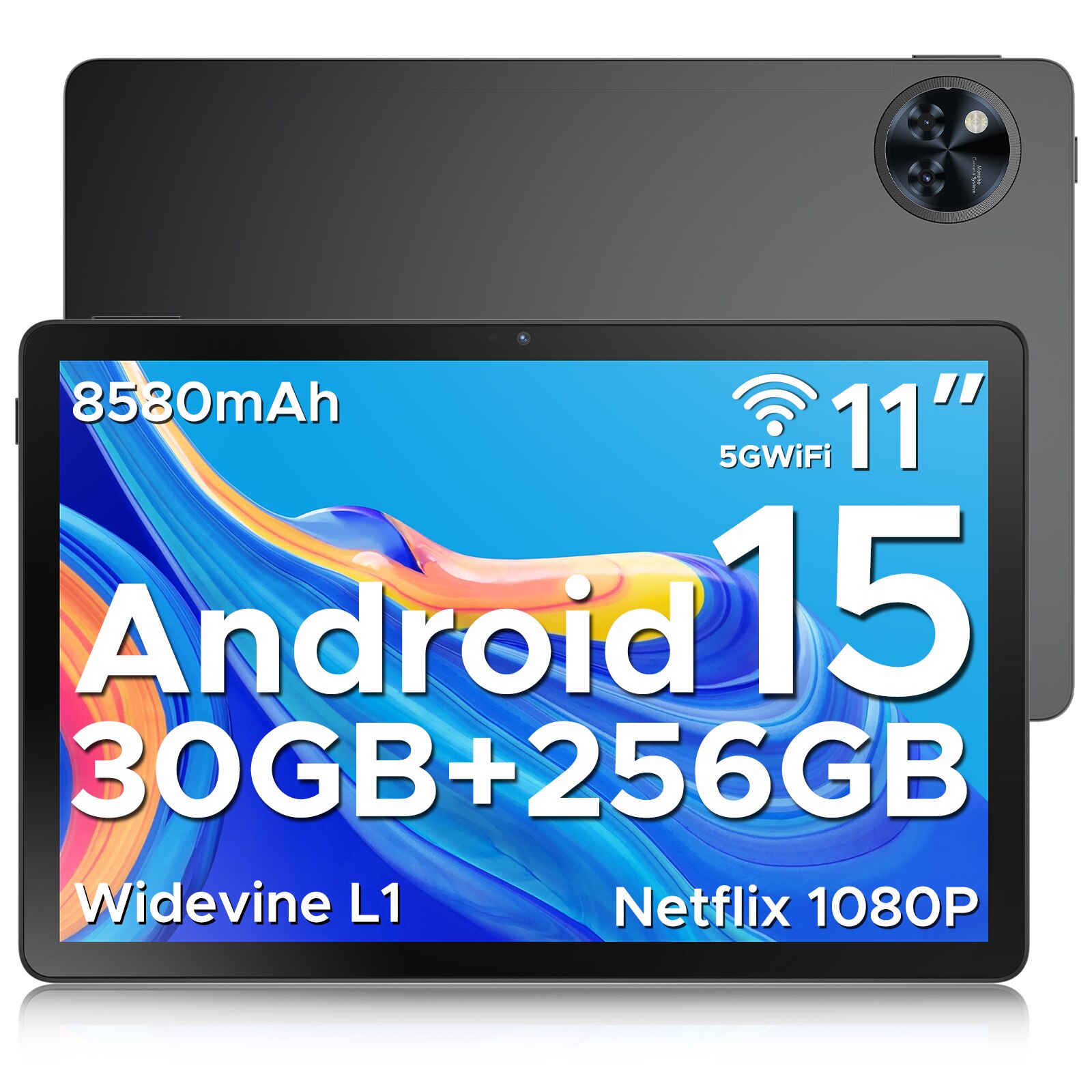 Tableta DOOGEE U11 Pro, 11 inch, 30GB RAM + 256GB ROM, 8580mAh