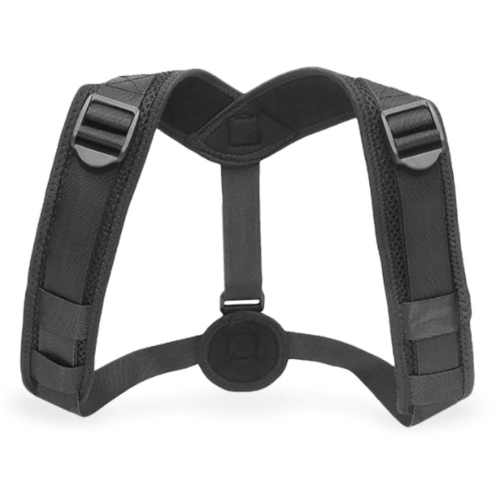 EnzomStore, heveder, nyak / váll / hát / gerincoszlop / kulcscsont megfelelő helyzetének eléréséhez, ortopédiai hám a hát kiegyenesítésére, unisex, állítható méret