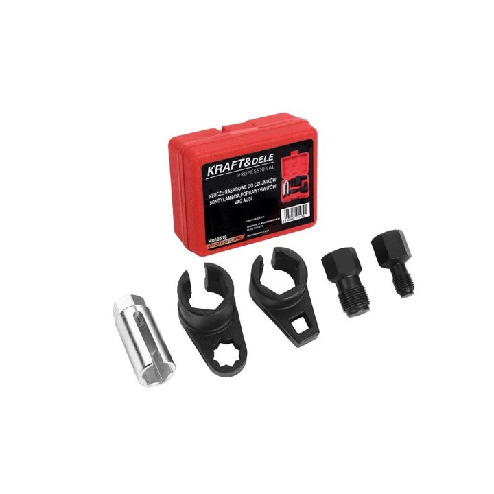 Комплект вложки за спирачни апарати, 3 части, Kraft&Dele KD12510