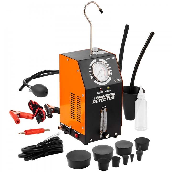 Detector de scurgeri, cu pompa de aer incorporata, pentru masina, DC12V, debit 8L/min