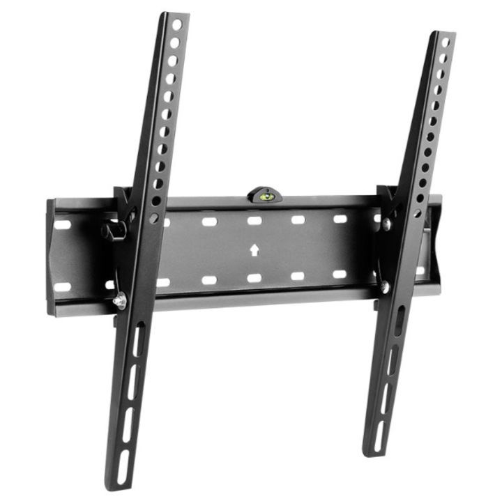 Универсална стойка за телевизор Granst Stag, 32-55 инча, сгъваема, черна, стандарт VESA 200x200, 300x300, 400x200, 400x400