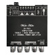 Amplificator audio, Rqiurpn, Bluetooth 5.0, 2.1 Canale, 2X50W+100W, Putere audio 12V-24V, Negru