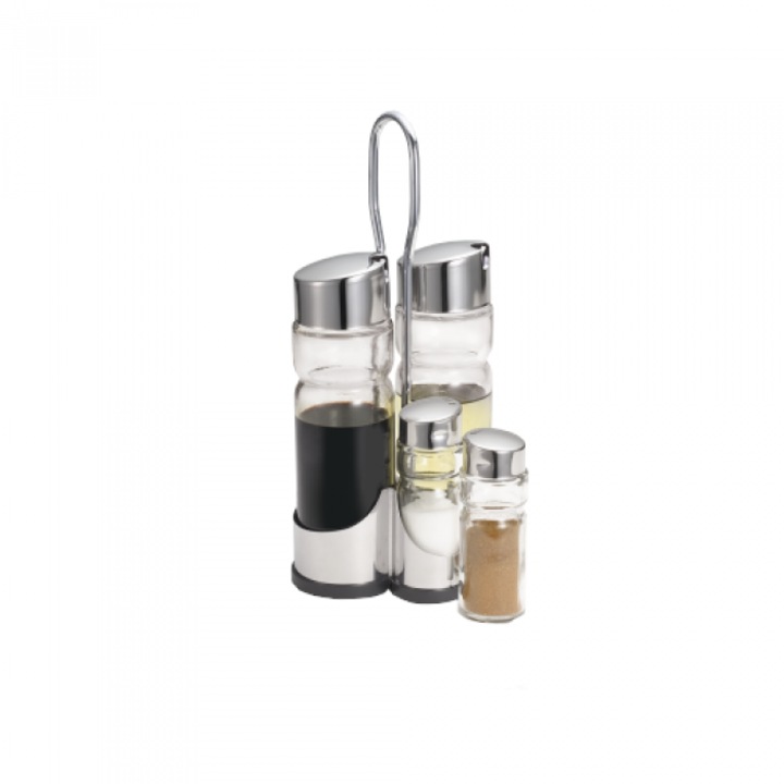 Oliviera CLASSIK LINE set 4 piese suport inox N-405