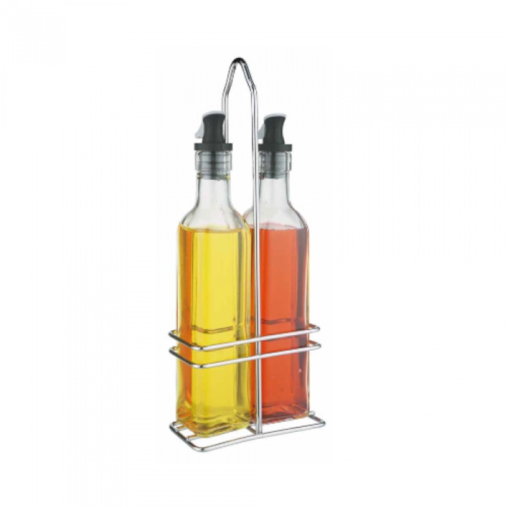 Oliviera 3 piese EasyLife cu suport metalic cromat 250ml