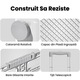 Carucior Pentru Cumparaturi Pliabil Cu Roti, Ideal Pentru Cumparaturi, Plaja, Camping Si Pescuit, Tija Telescopica, Depozitare Compacta, Capac Rezistent HHERESSY® – Gri