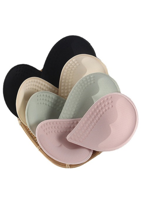 Комплект от 4 чифта подплънки за сутиен, ZGGZERG, Push-up ефект, Не запарват, За многократна употреба, Еластични и дишащи, Лесни за пране, За сутиени с презрамки, Еластан/Найлон, 13*14см, Многоцветни