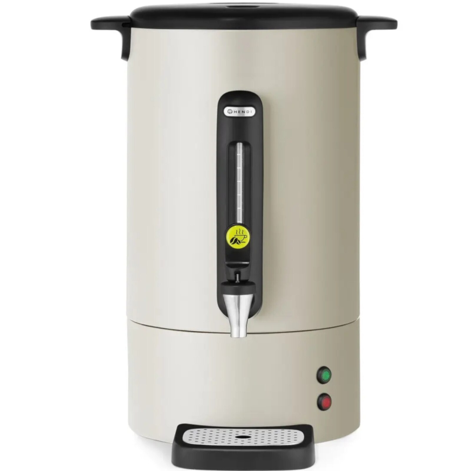 Cafetiere HENDI UNIQ 14 l, 1750 W, jasnosar, design elegant, necapcitor cu indicator de nivel