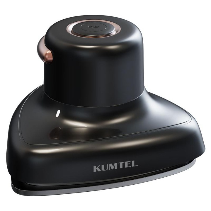 Mini fier de calcat de voiaj Kumtel HMGS-04, Negru