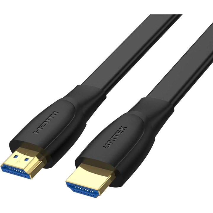 HDMI кабел, Unitek, HDMI 2.0, 3 м, дължина 3 м, честотна лента 18 Gbps, поддържа 4K/60Hz резолюция, PVC материал, черен