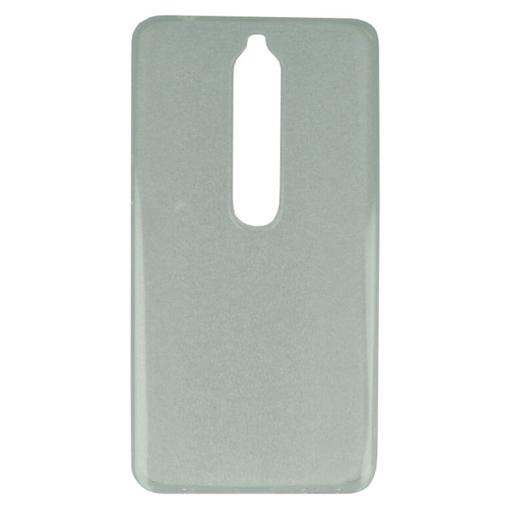 Husa telefon Newtop, spate transparent, pentru Nokia 6.1, protectie impotriva caderilor, zgarieturilor, dimensiuni precise.