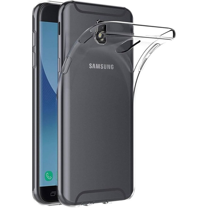Husa telefon pentru Samsung Galaxy J5 2017, transparenta, protectie completa