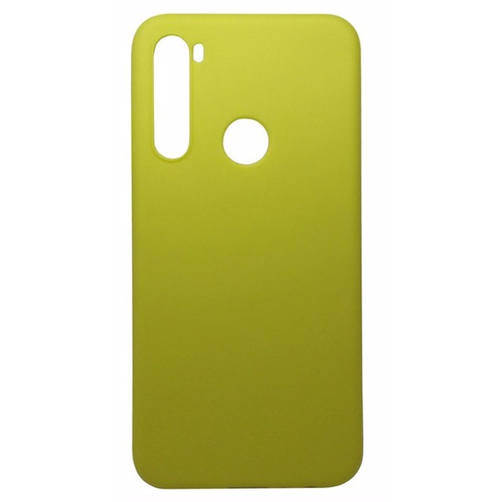 Husa telefon, Siipro, Back Cover Silicona, galben, pentru Xiaomi Redmi Note 8