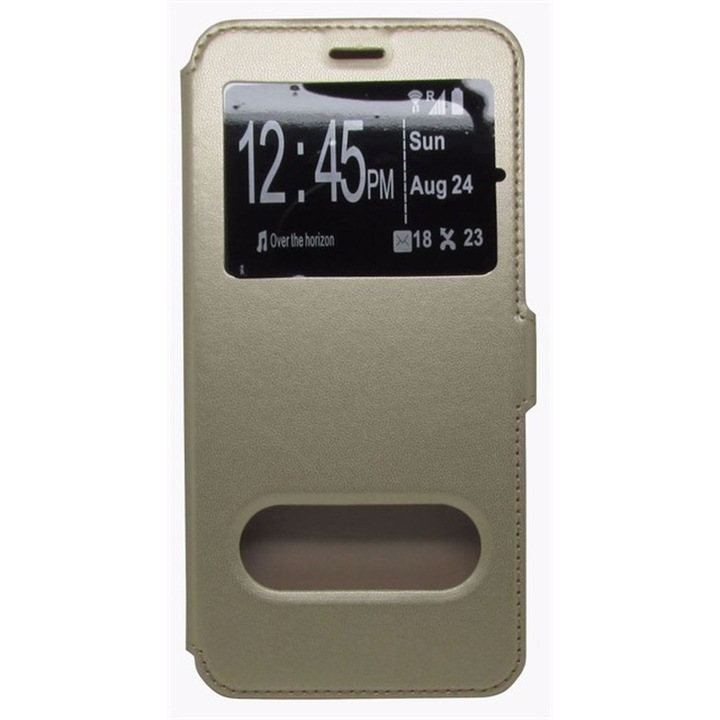 Husa telefon Samsung Galaxy Note 8, rosie, cu display pentru apeluri, protectie completa, set