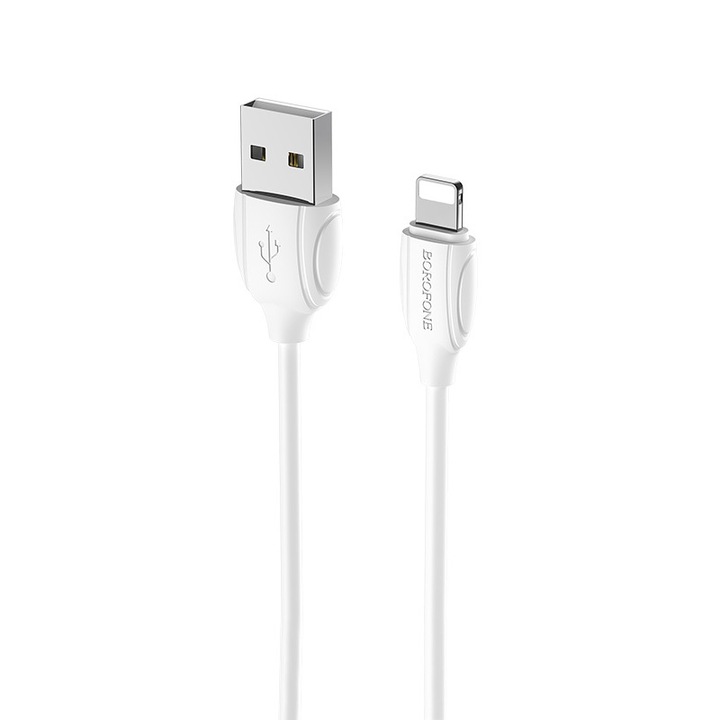 Borofone kábel BX19 Benefit - USB - Lightning - 2, 4A 1 méter fehér
