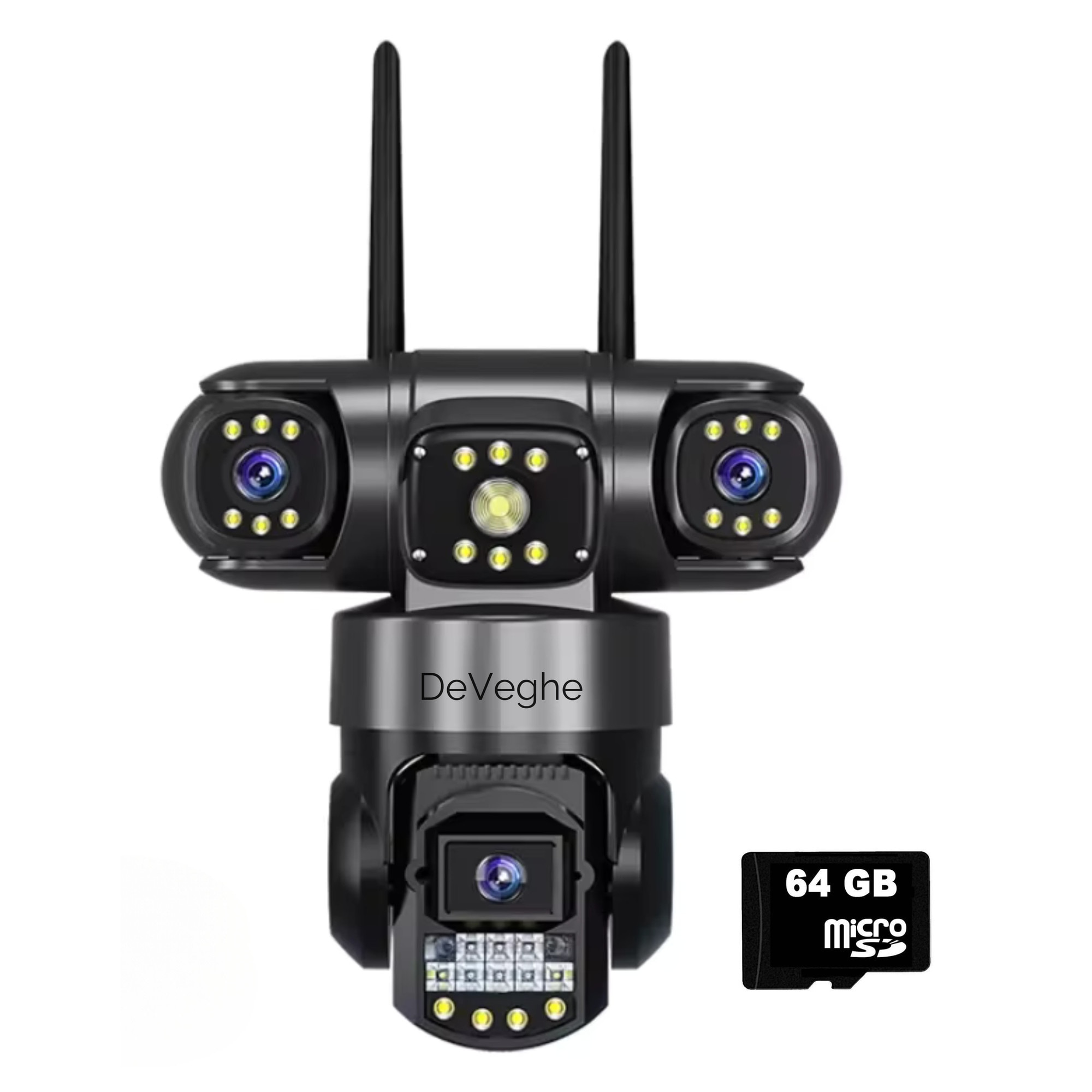 F C98ーＮX  F C20 C  mｏｄe l S Camera de supraveghere tripla WiFi DeVeghe CT10 9MP, Full HD